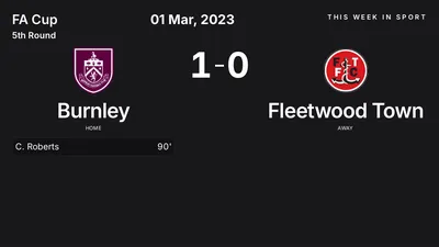 Report: Burnley vs Fleetwood Town (2023-03-01)
