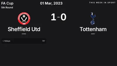 Report: Sheffield Utd vs Tottenham (2023-03-01)