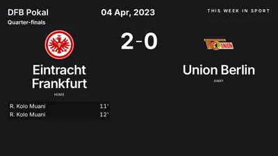 Report: Eintracht Frankfurt vs Union Berlin (2023-04-04)