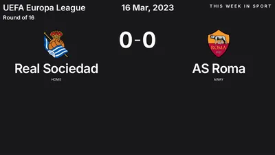 Report: Real Sociedad vs AS Roma (2023-03-16)