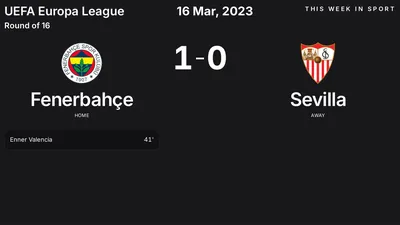 Report: Fenerbahçe vs Sevilla (2023-03-16)
