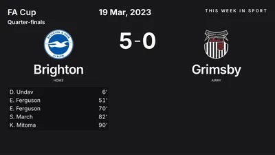 Report: Brighton vs Grimsby (2023-03-19)