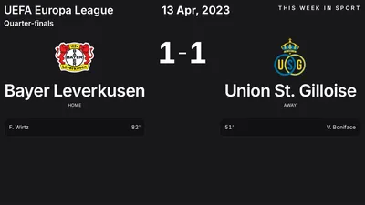 Report: Bayer Leverkusen vs Union St. Gilloise (2023-04-13)