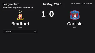 Report: Bradford vs Carlisle (2023-05-14)