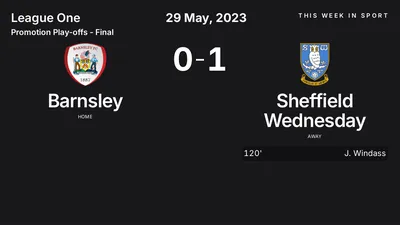 Report: Barnsley vs Sheffield Wednesday (2023-05-29)