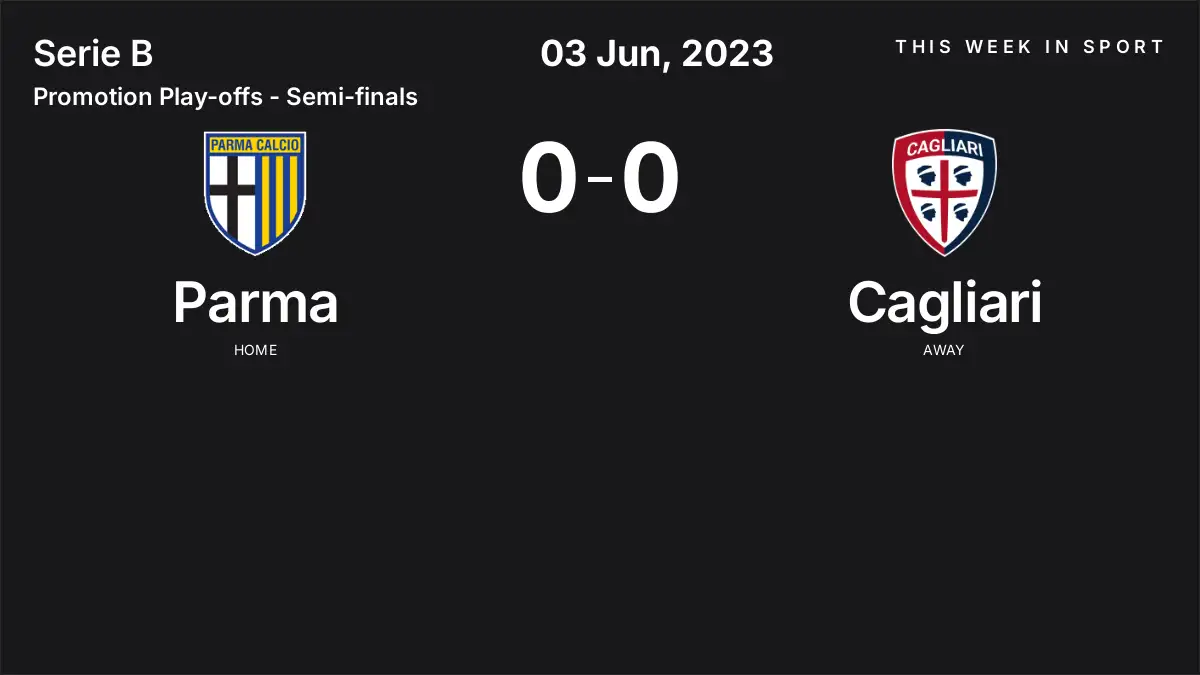 Report: Parma vs Cagliari (2023-06-03)