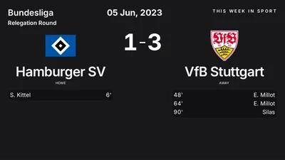 Report: Hamburger SV vs VfB Stuttgart (2023-06-05)