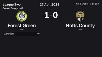 Report: Forest Green vs Notts County (2024-04-27)