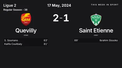Report: Quevilly vs Saint Etienne (2024-05-17)