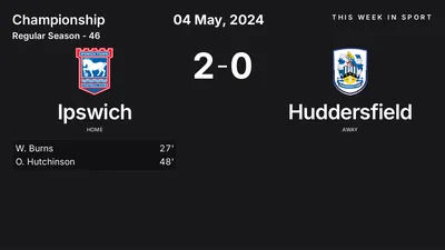 Report: Ipswich vs Huddersfield (2024-05-04)