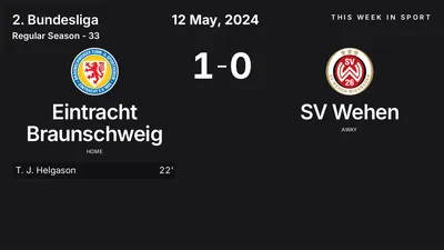 Report: Eintracht Braunschweig vs SV Wehen (2024-05-12)