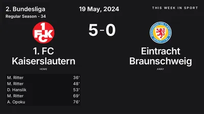 Report: 1. FC Kaiserslautern vs Eintracht Braunschweig (2024-05-19)