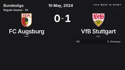 Report: FC Augsburg vs VfB Stuttgart (2024-05-10)