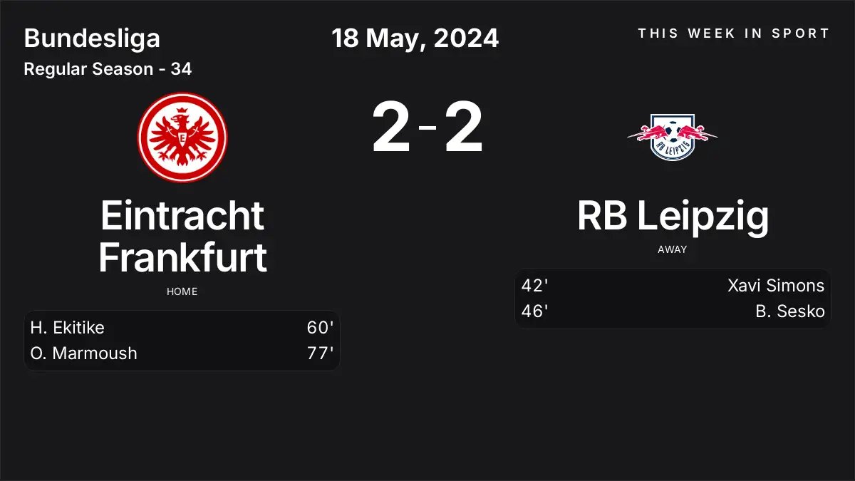 Report: Eintracht Frankfurt vs RB Leipzig (2024-05-18)