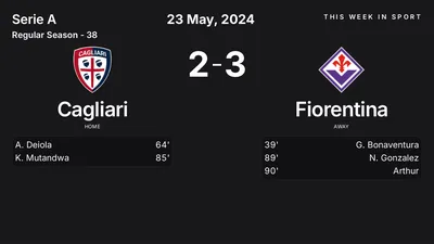 Report: Cagliari vs Fiorentina (2024-05-23)