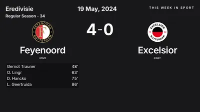 Report: Feyenoord vs Excelsior (2024-05-19)