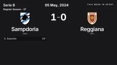 Report: Sampdoria vs Reggiana (2024-05-05)