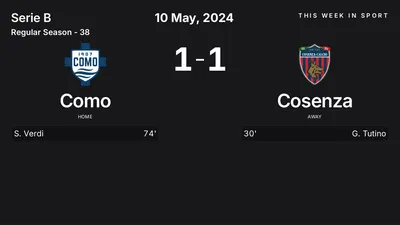 Report: Como vs Cosenza (2024-05-10)