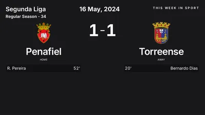 Report: Penafiel vs Torreense (2024-05-16)