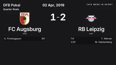 Report: FC Augsburg vs RB Leipzig (2019-04-02)