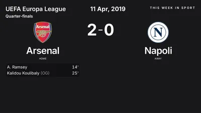 Report: Arsenal vs Napoli (2019-04-11)