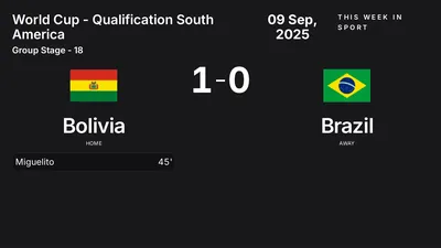 Report: Bolivia vs Brazil (2025-09-09)