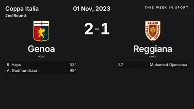 Report: Genoa vs Reggiana (2023-11-01)