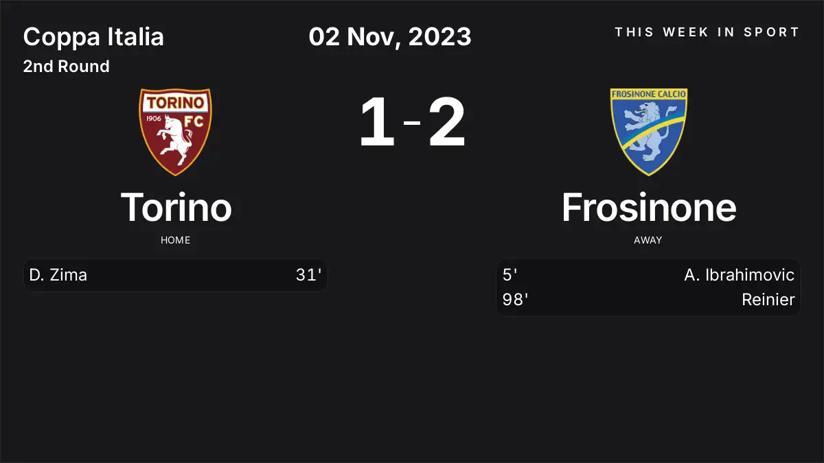 Report: Torino vs Frosinone (2023-11-02)