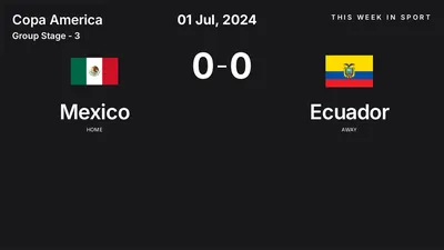 Report: Mexico vs Ecuador (2024-07-01)