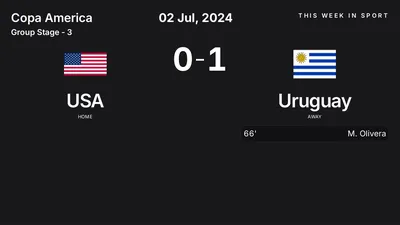 Report: USA vs Uruguay (2024-07-02)