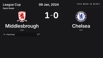 Report: Middlesbrough vs Chelsea (2024-01-09)