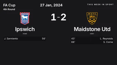 Report: Ipswich vs Maidstone Utd (2024-01-27)