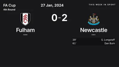 Report: Fulham vs Newcastle (2024-01-27)