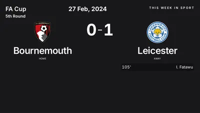 Report: Bournemouth vs Leicester (2024-02-27)
