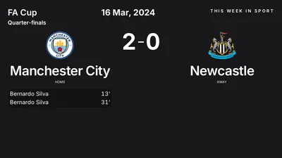 Report: Manchester City vs Newcastle (2024-03-16)