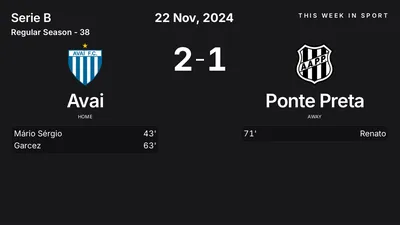 Report: Avai vs Ponte Preta (2024-11-22)