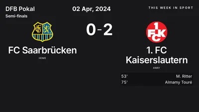 Report: FC Saarbrücken vs 1. FC Kaiserslautern (2024-04-02)