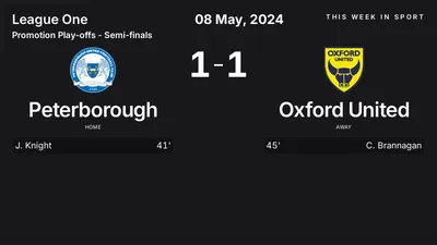 Report: Peterborough vs Oxford United (2024-05-08)