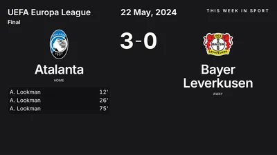 Report: Atalanta vs Bayer Leverkusen (2024-05-22)