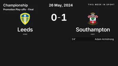 Report: Leeds vs Southampton (2024-05-26)