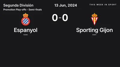 Report: Espanyol vs Sporting Gijon (2024-06-13)