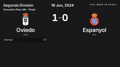 Report: Oviedo vs Espanyol (2024-06-16)