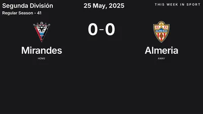 Report: Mirandes vs Almeria (2025-05-25)