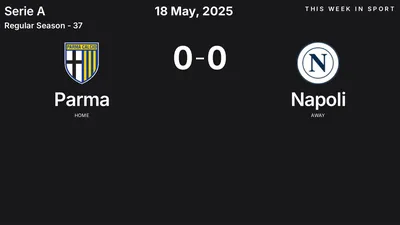 Report: Parma vs Napoli (2025-05-18)