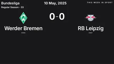 Report: Werder Bremen vs RB Leipzig (2025-05-10)
