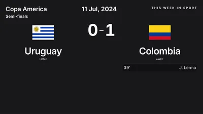 Report: Uruguay vs Colombia (2024-07-11)