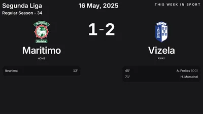 Report: Maritimo vs Vizela (2025-05-16)