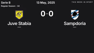 Report: Juve Stabia vs Sampdoria (2025-05-13)