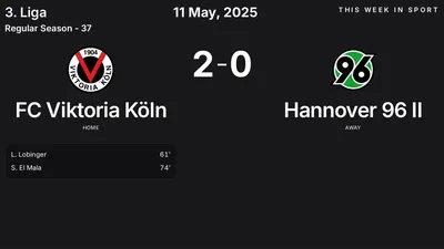 Report: FC Viktoria Köln vs Hannover 96 II (2025-05-11)