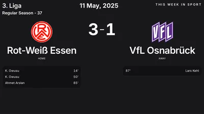 Report: Rot-Weiß Essen vs VfL Osnabrück (2025-05-11)